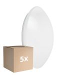 Voordeelpak 5x Ledvance Surface Circulair 350 18W 830 1440lm Wit IP44 | met Sensor - Warm Wit - Vervangt 2x18W